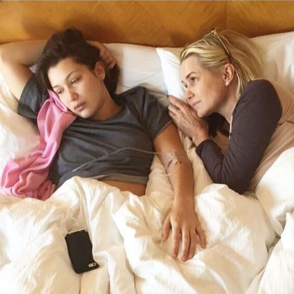 Bella Hadid, Yolanda Foster, Instagram Bella Hadid, Yolanda Foster, Instagram